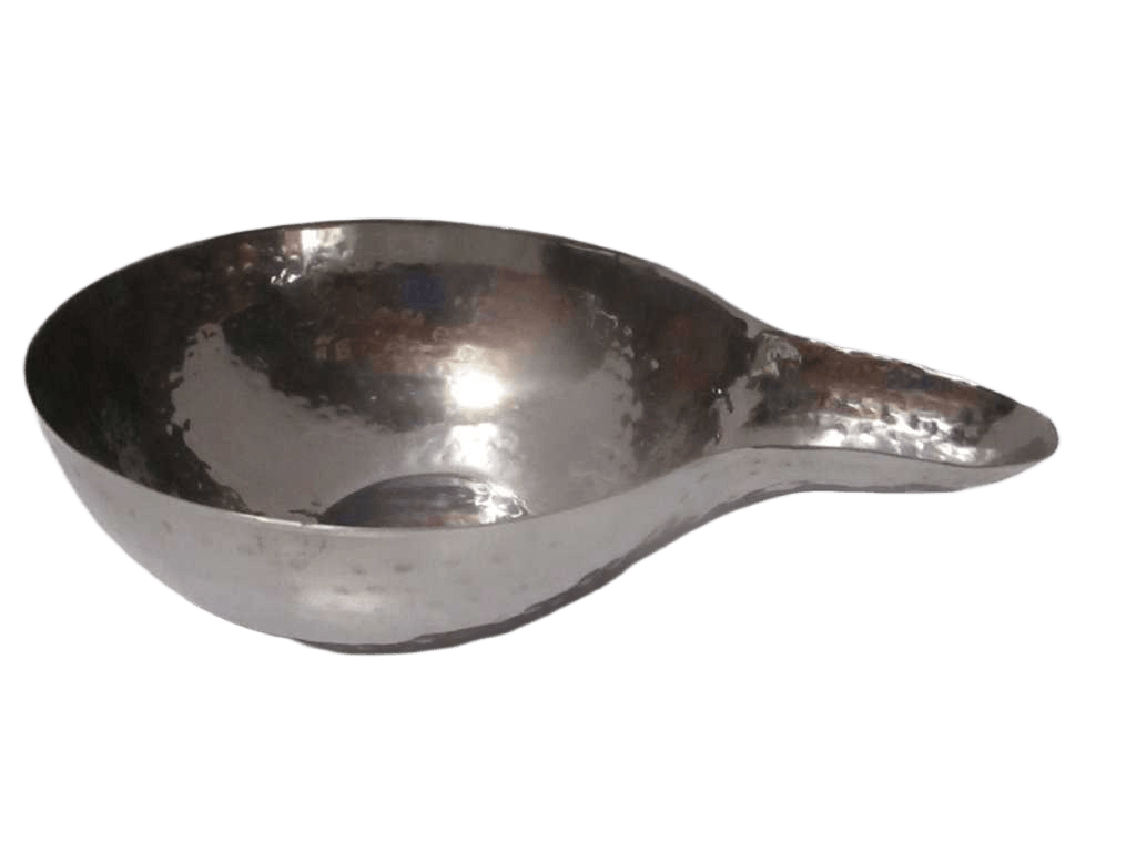 Bowl Sauce Big Stainless Steel Single Wall Hammered Texture