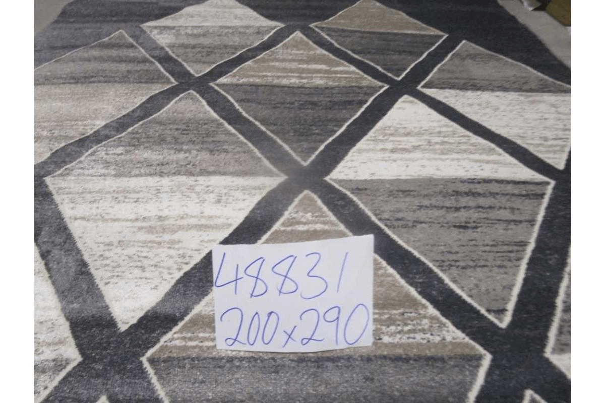 Carpet 200x290 Maren 1,900 Dtex Frieze And Pes Shrink 320,000 Pts/Sqm 9mm Pile Height 2,200 Grm/Sqm Dark Grey