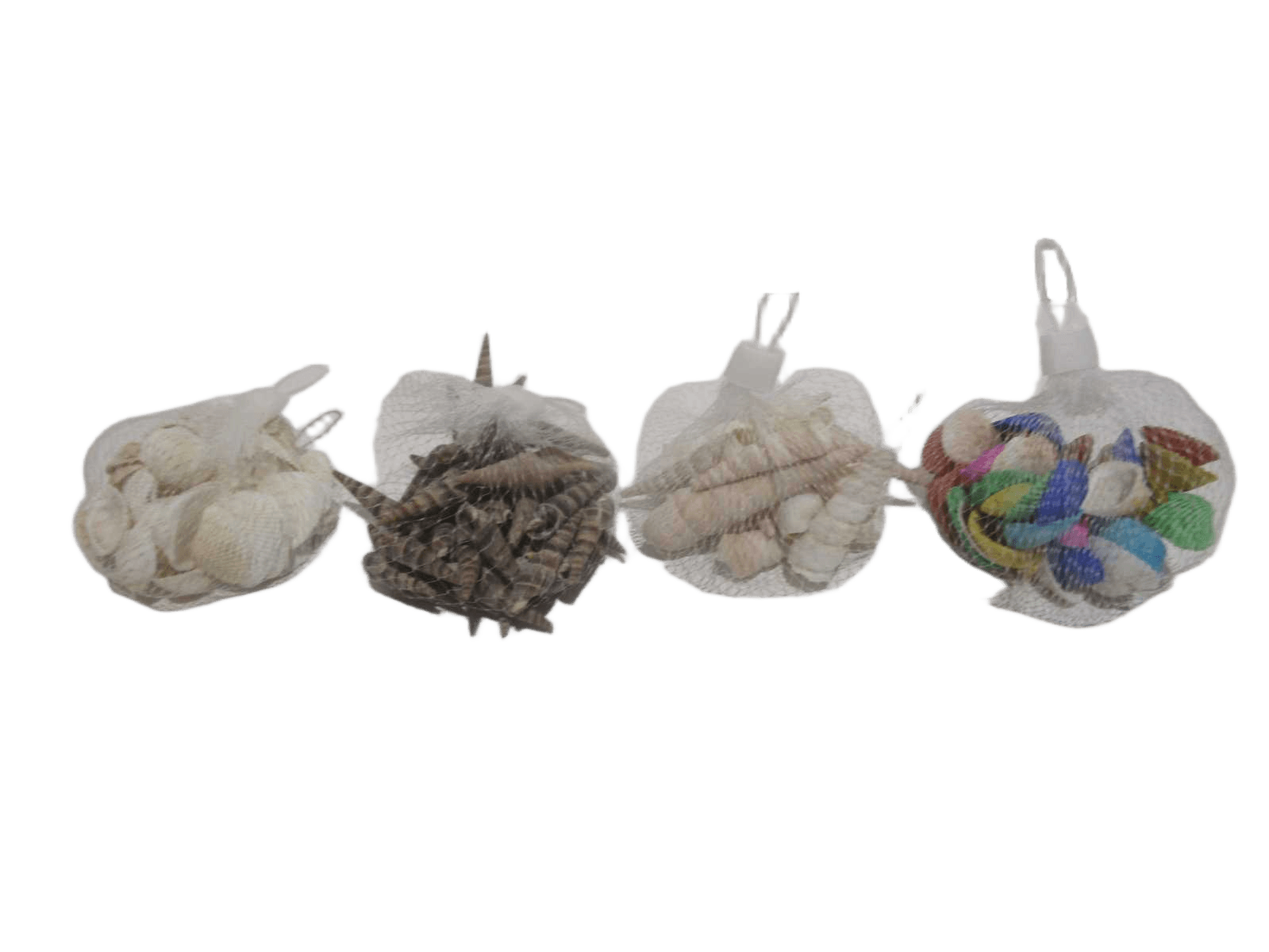 Aqua Deco-Shell Mesh Bag Packing 4 Design Ass 100g 1cl=