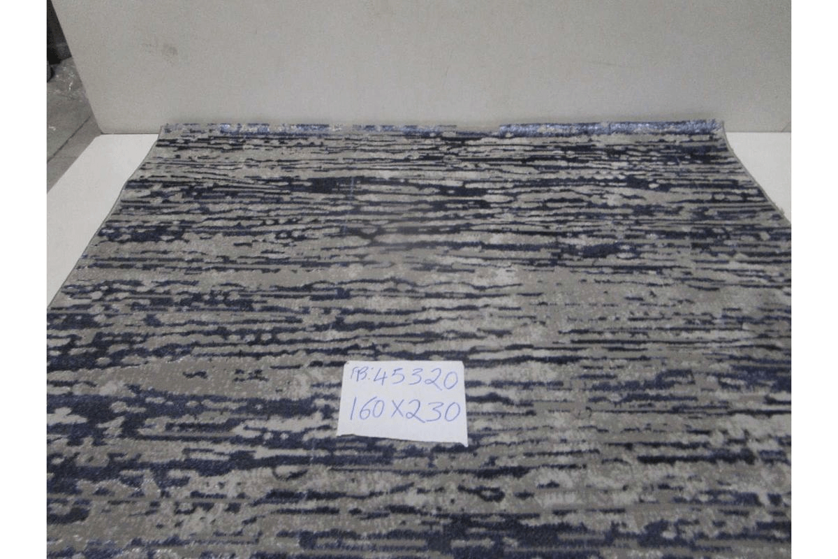 Carpet A Navy 107 256.000 Points 10mm Pile Height 1,600gr/Sqm Pp Heatset (1900dtex) + Shrink + Flosh 160x230 Cm