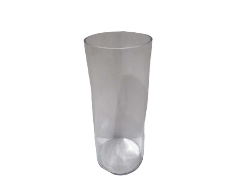 Vase Glass Clear 15*38