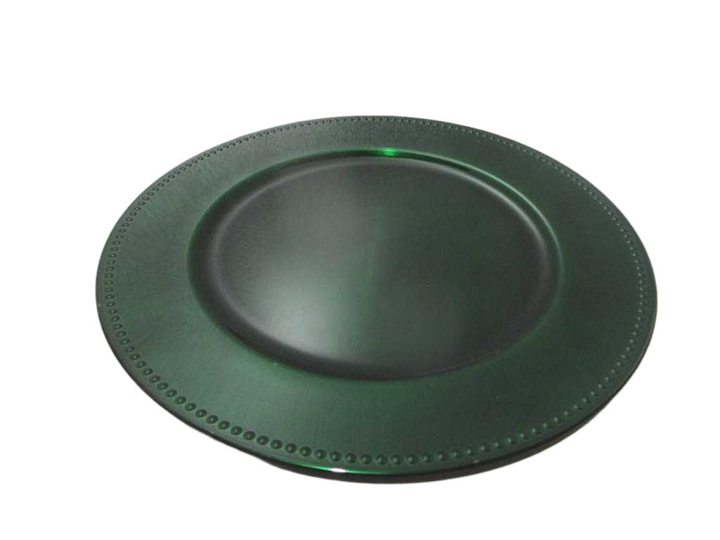 Plate Pres With Beads Green