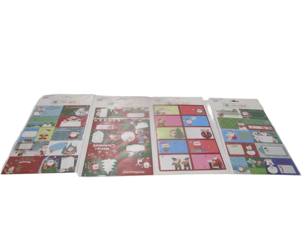 Gift Tag Sticker Set3 4ass