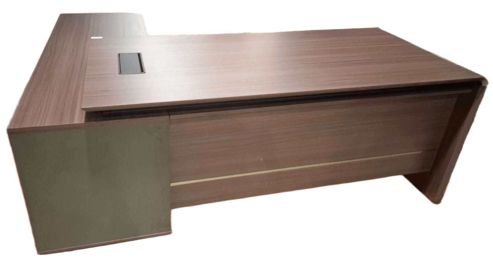 Executive Desk Na Red Oak Melamine 2000w*1650d*760h