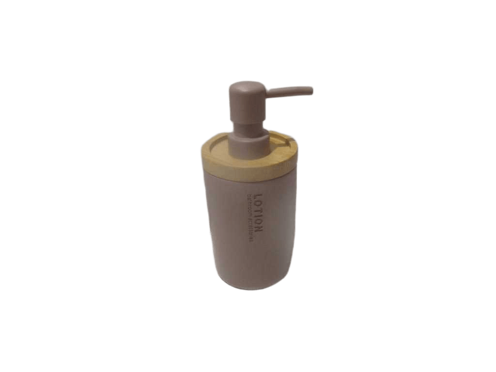 Dispenser Polyresin Soap 280 Ml - Cappuccino/Bambou