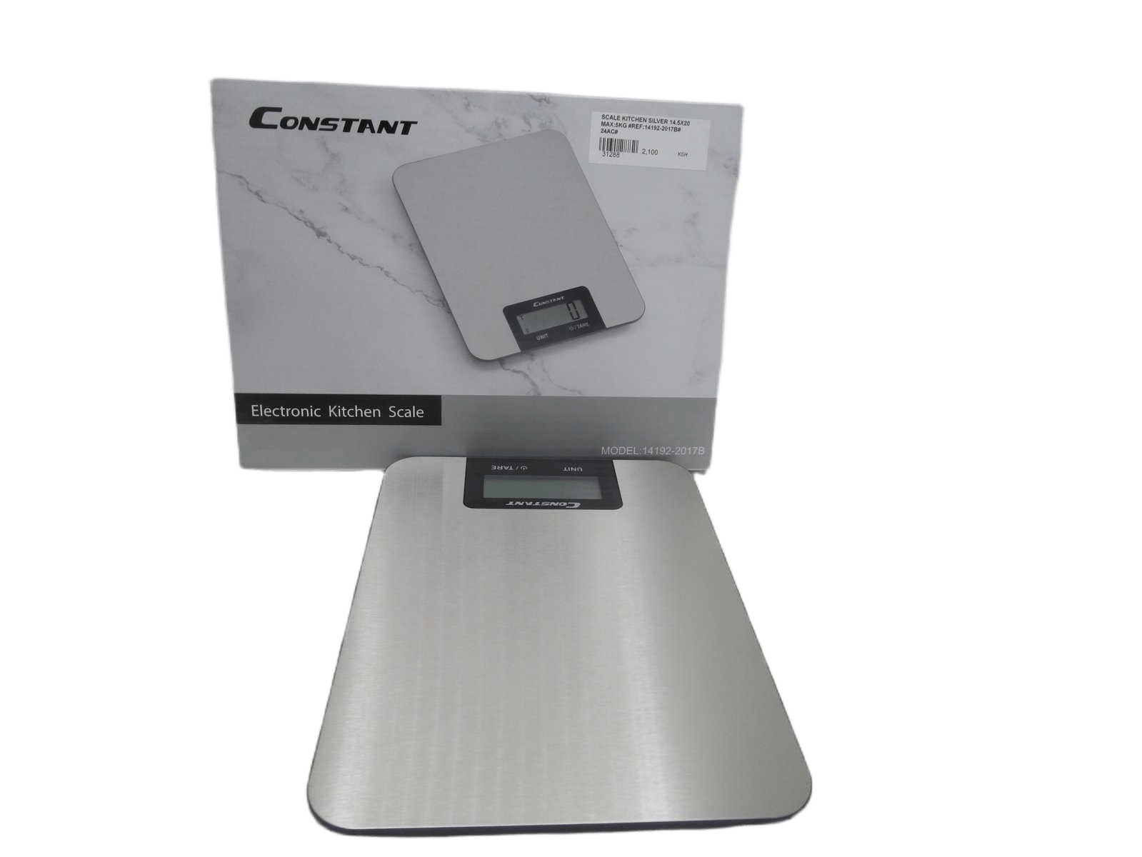 Scale Kitchen Silver 14.5x20 Max:5kg