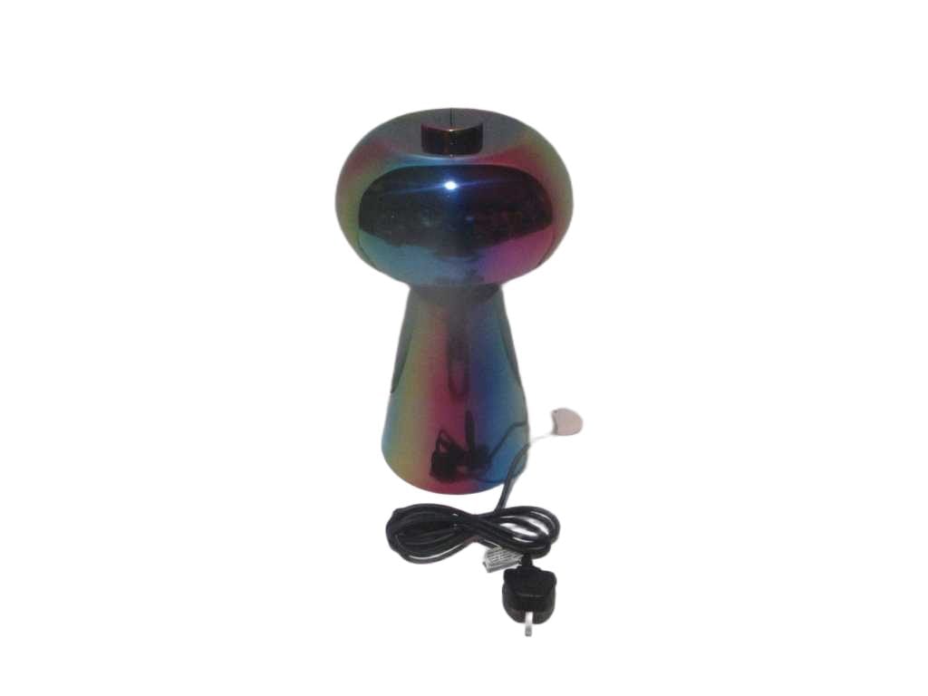 Table Lamp 100% Iron Complete Wiring Shinny Chrome