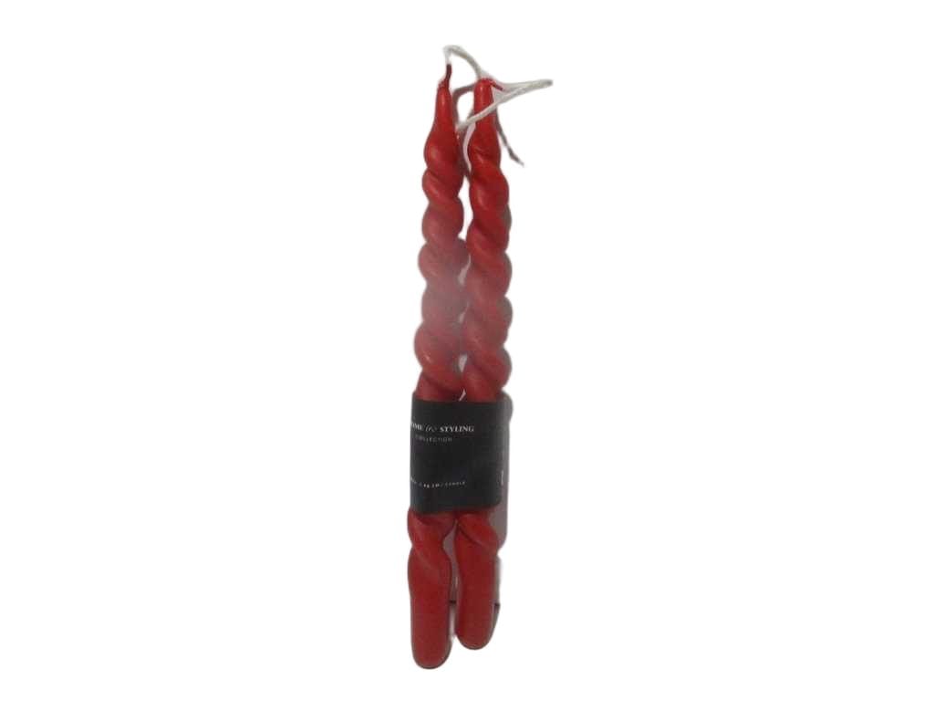 Candle Dinner Set Of 2 Red