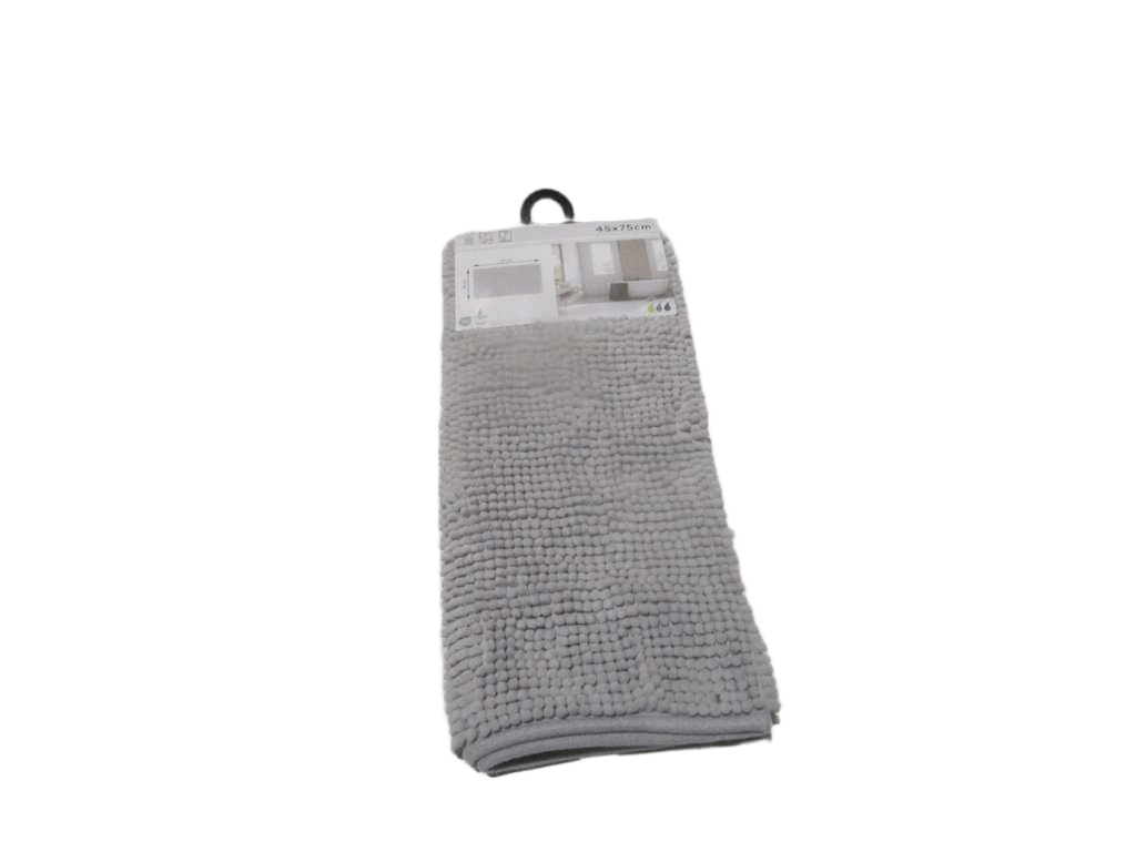 Carpet Microfibre Boules Uni 45x75cm - Gris Clair