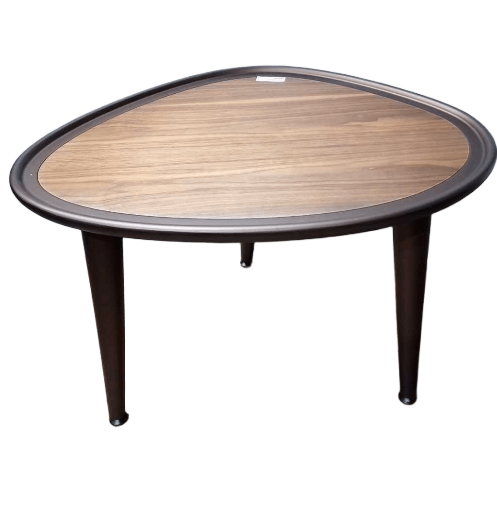 Side Table Mdf Veneered Walnut 70x52x48cm