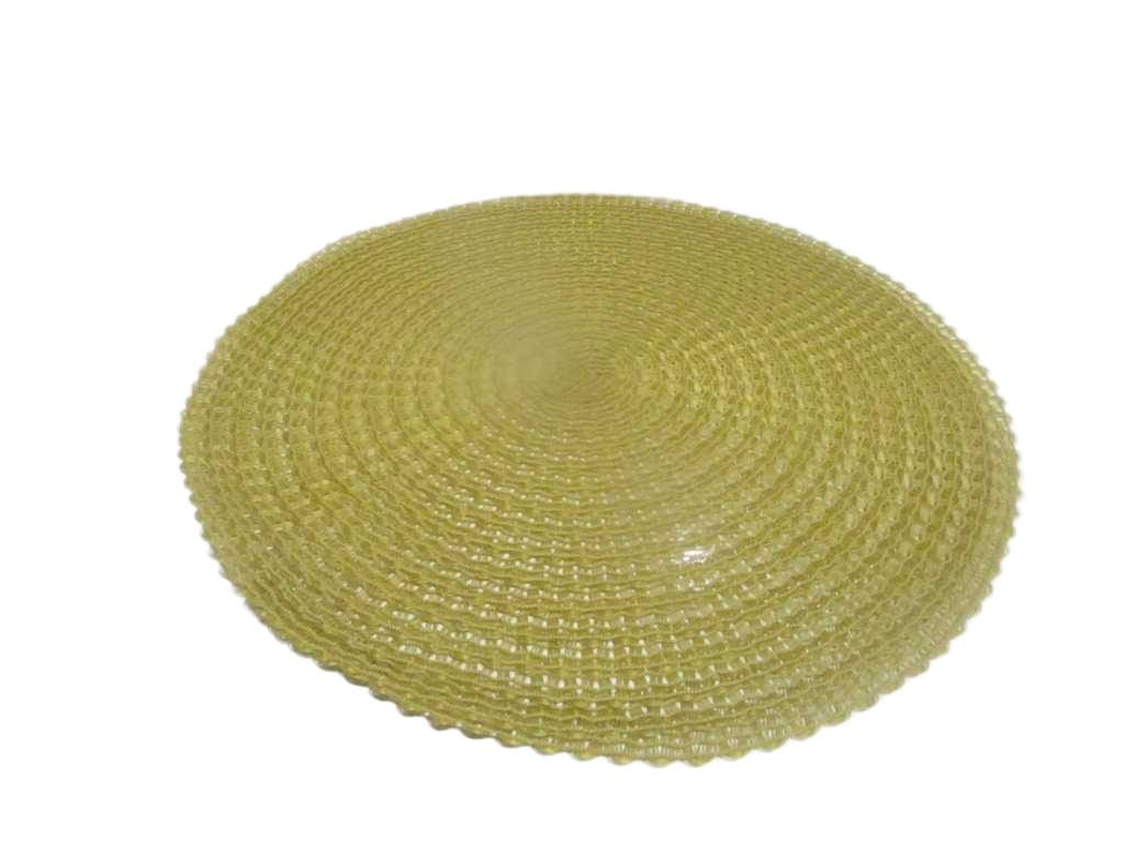 Placemat Pvc 65g Yellow 38cm