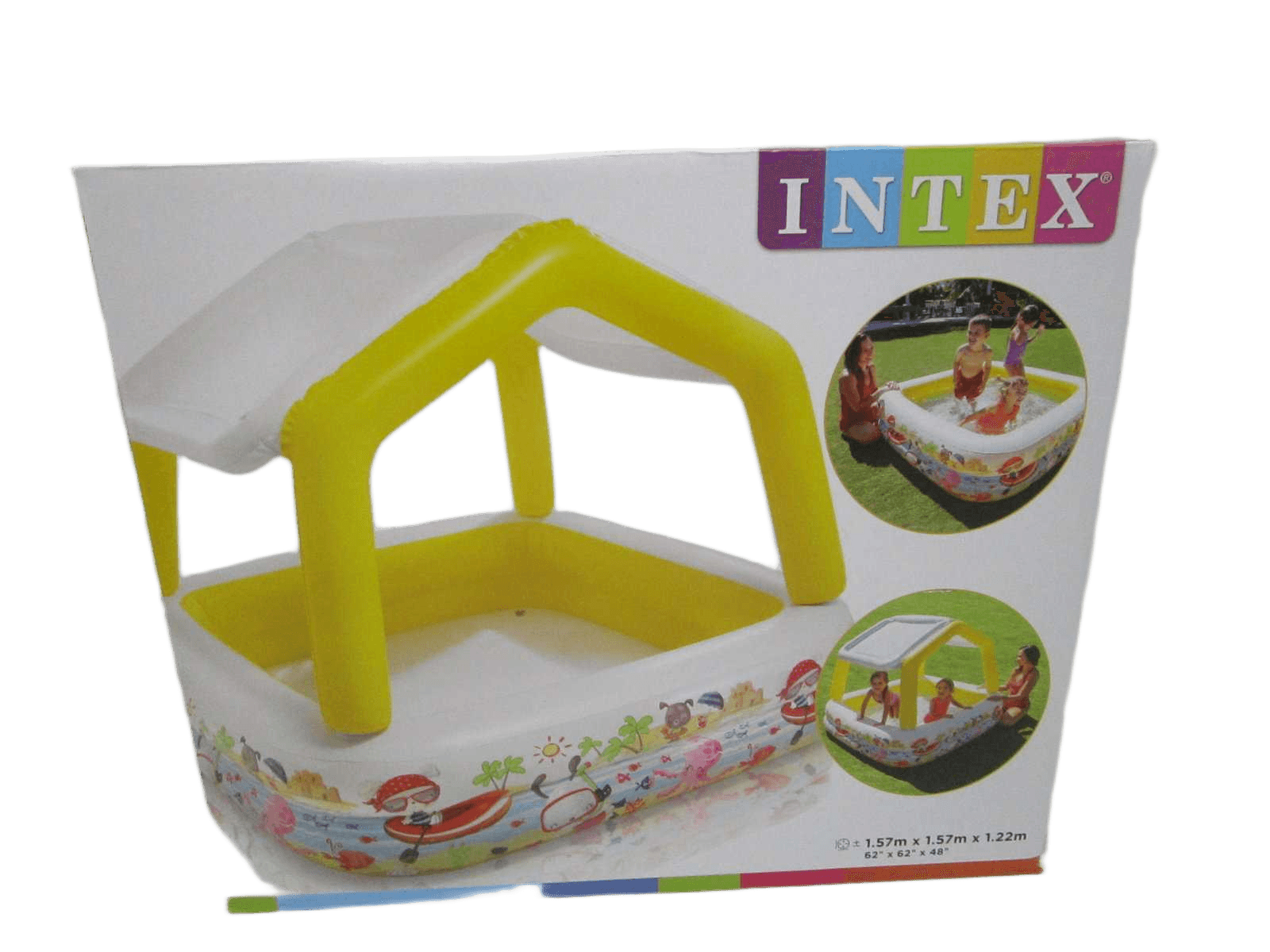 Sun Shade Pool 157x157x122 Cm