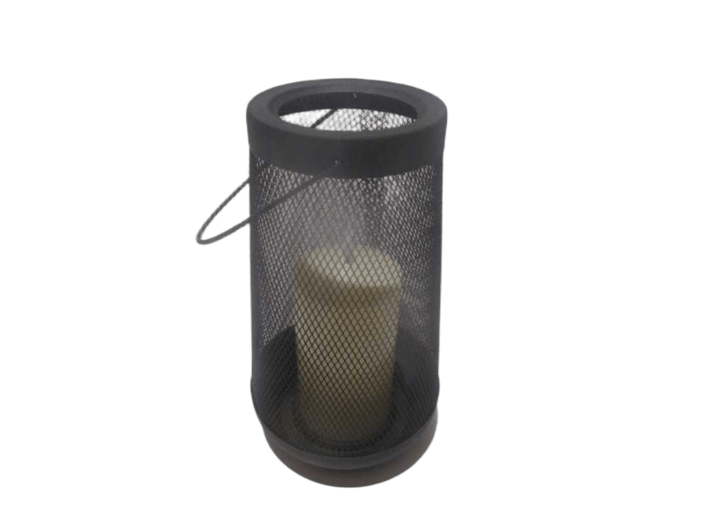 Led Light Black 15x15x26 Cm