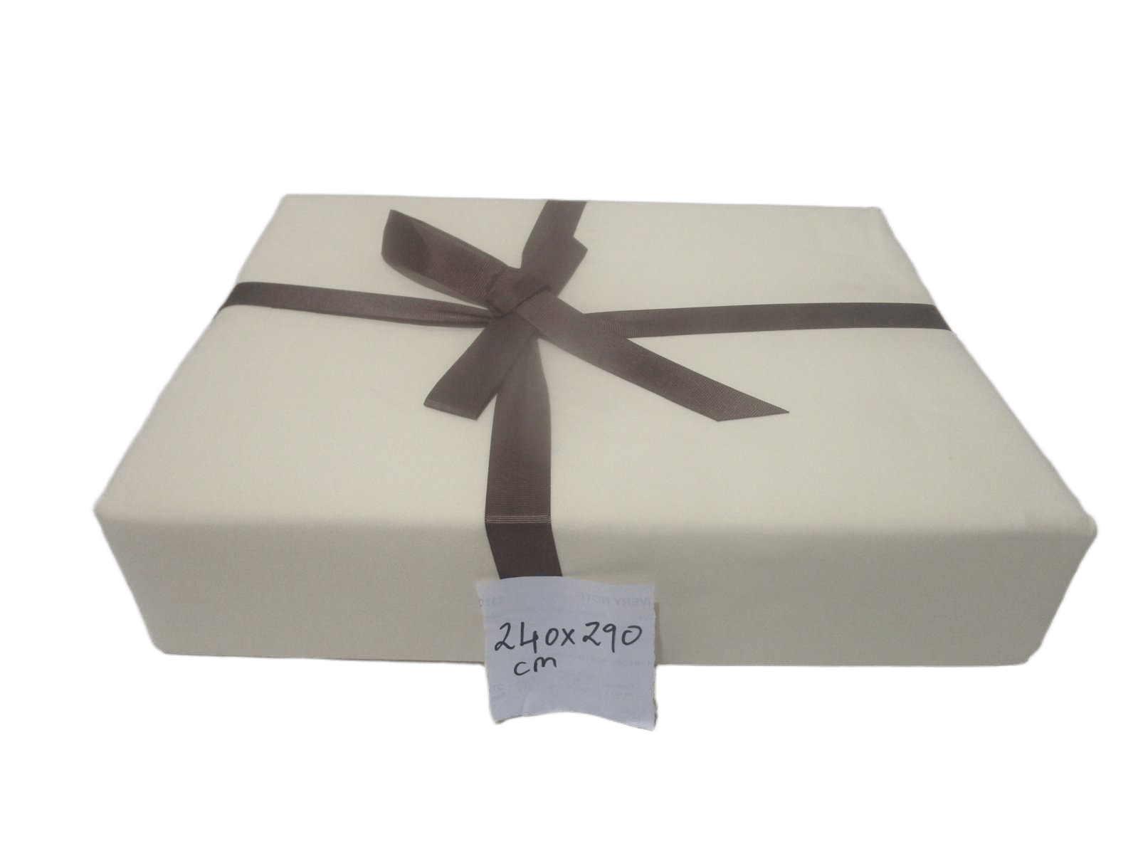 Quilt Cover Cream 240x260, Bed Sheet 240x290, 2 Pillow Case 50x70+4+embroider, 105gsm Polyester, With Good Package Our Design(4pc Set) Uni Col 133 1cl=