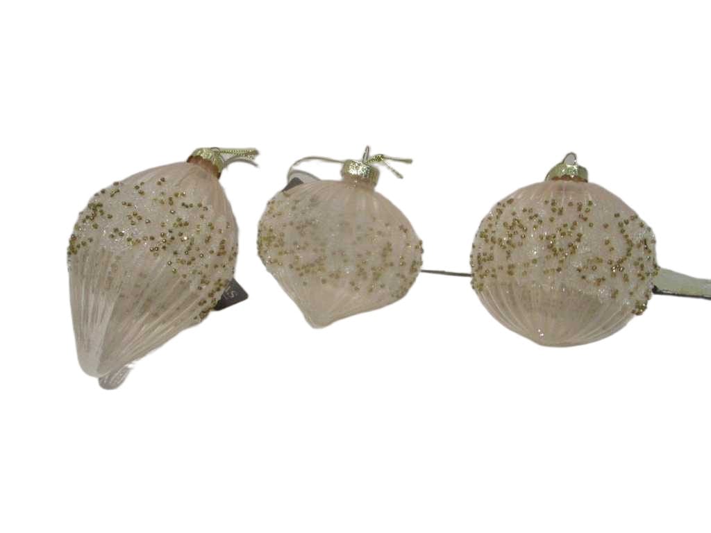 Ornament Glass 8cm Soft Colour