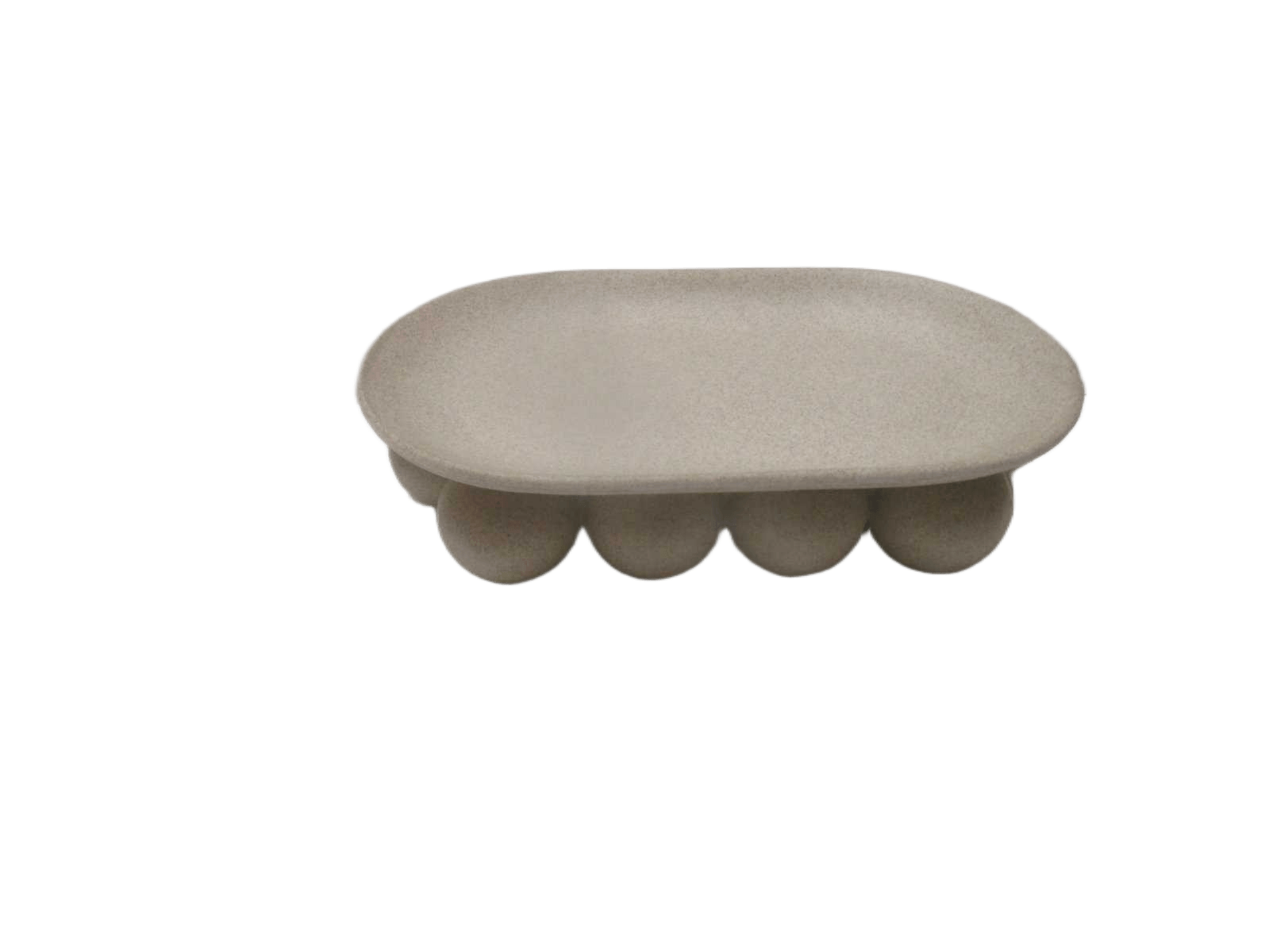 Plate W Ball, 1720g Resin Multi 36*22cm