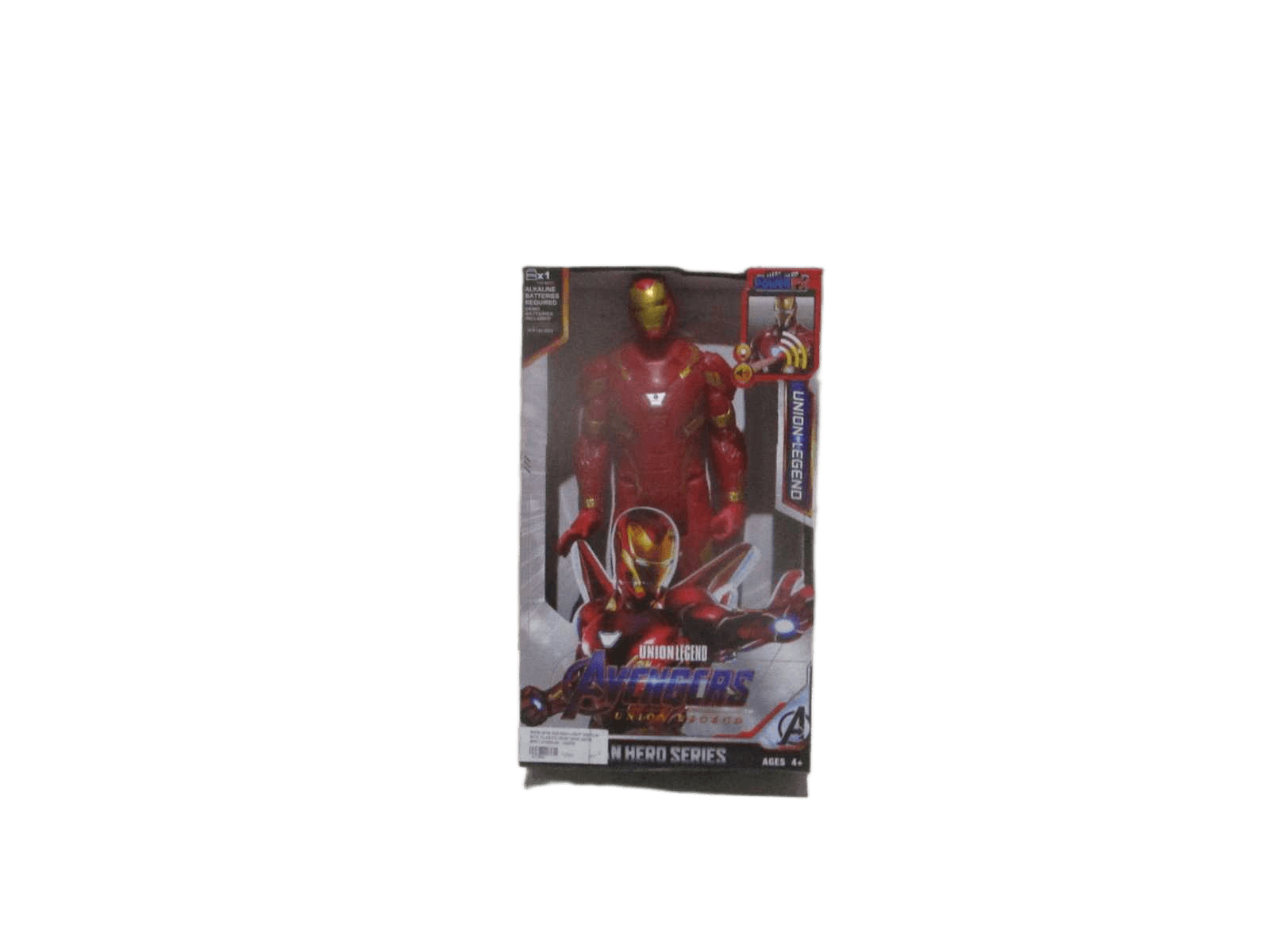Iron Man Sound+light Display Box Plastic Iron Man 30cm