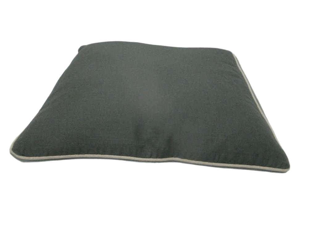 Cushion 50%linen 50% Cotton 180 Gsm With Double Piping - Filling 500gr Vaccum Packing