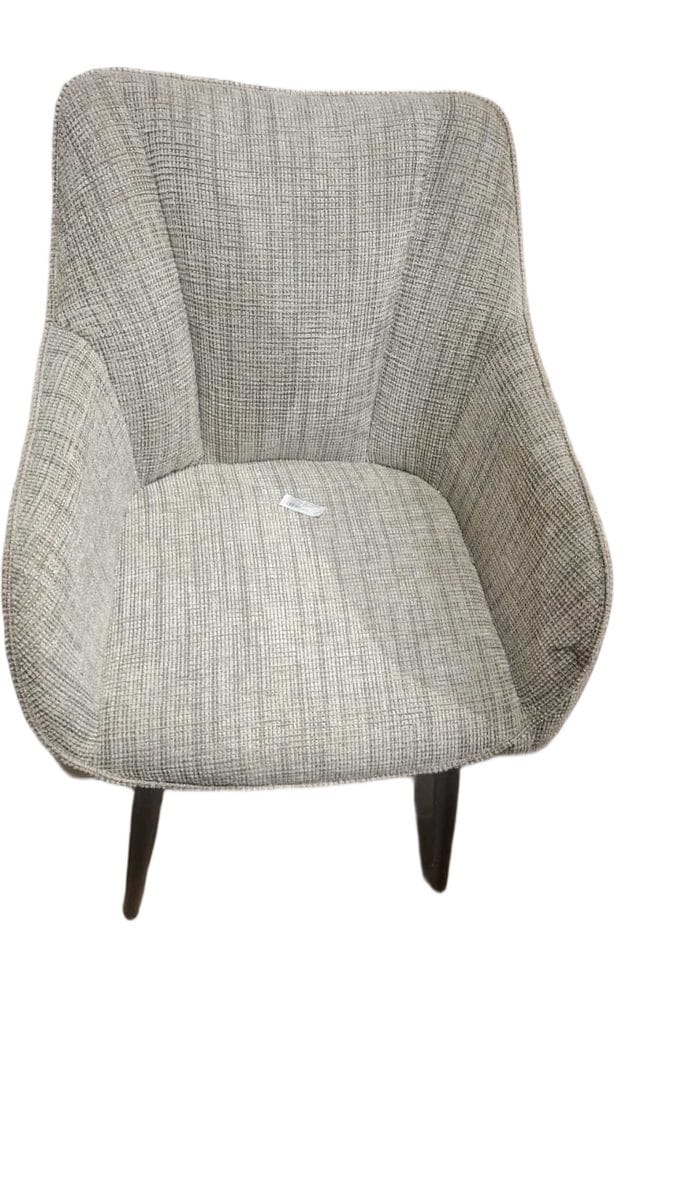 Chair Fabric 610x555x82 Modica 0019 Brown * Grey Powder Coated