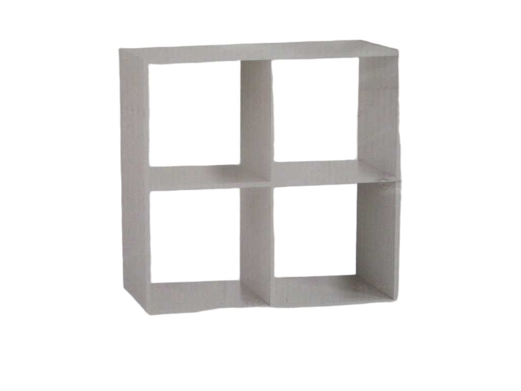 Shelves 4 Cpt Mix White