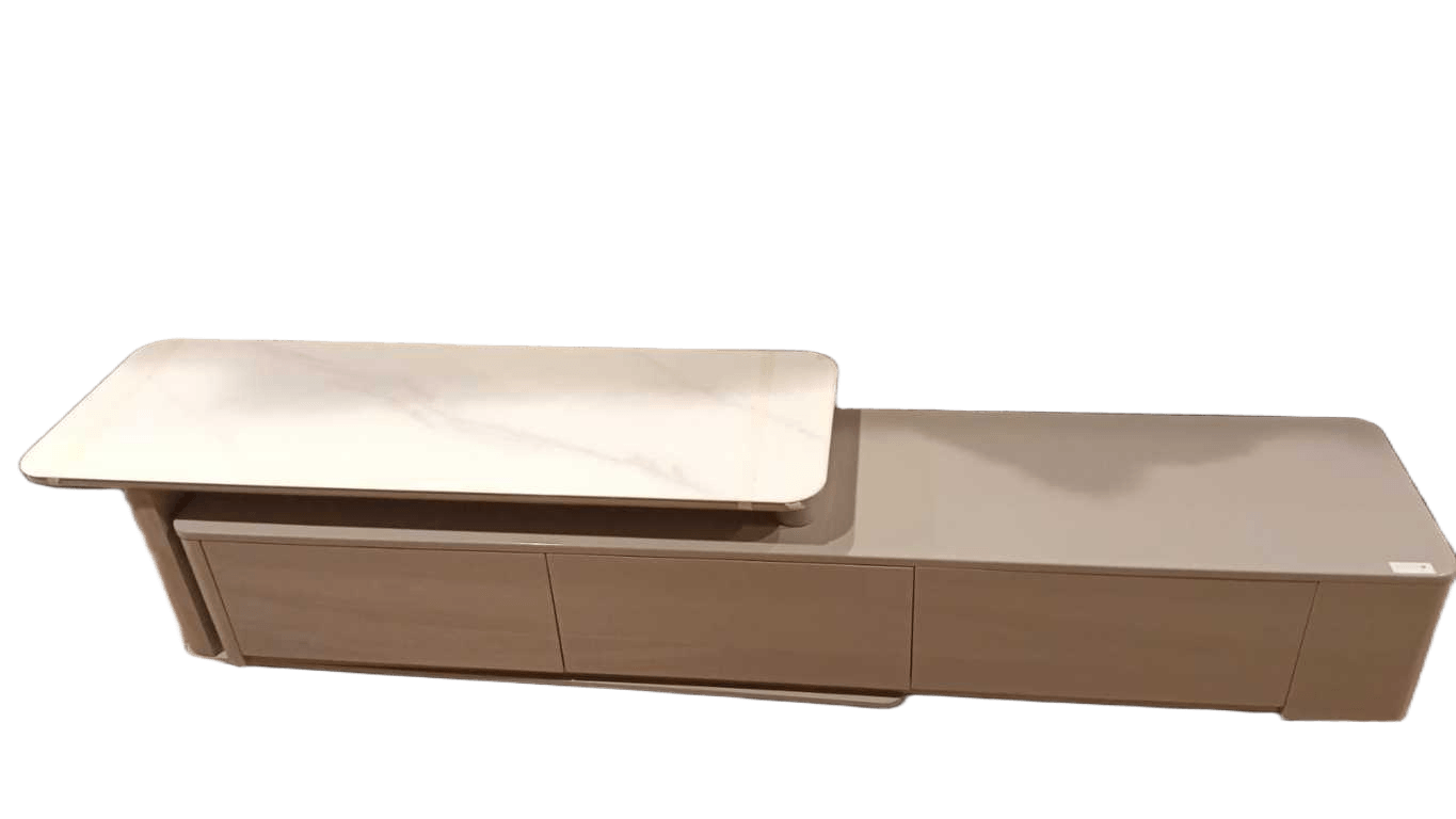 Tv Stand Artificial Marble +mdf (2200-3000)x400x370