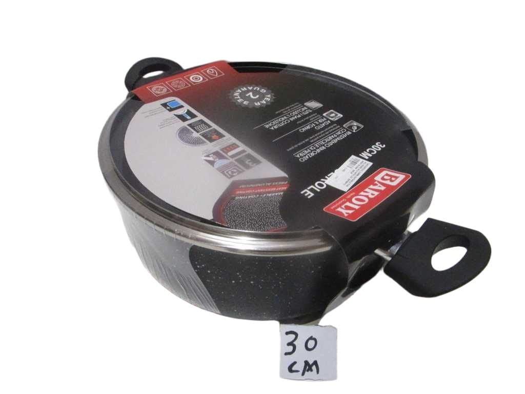Casserole, 2.5mm, Suitable For All Hobs, Alu With Lid 30cmx13