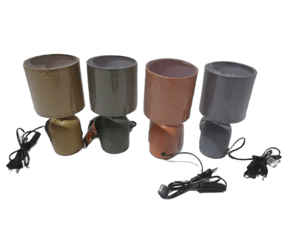 Lamp "tiny" H25cm 4 Assorted Colors Sage, Blue Grey, Terracotta, Sand
