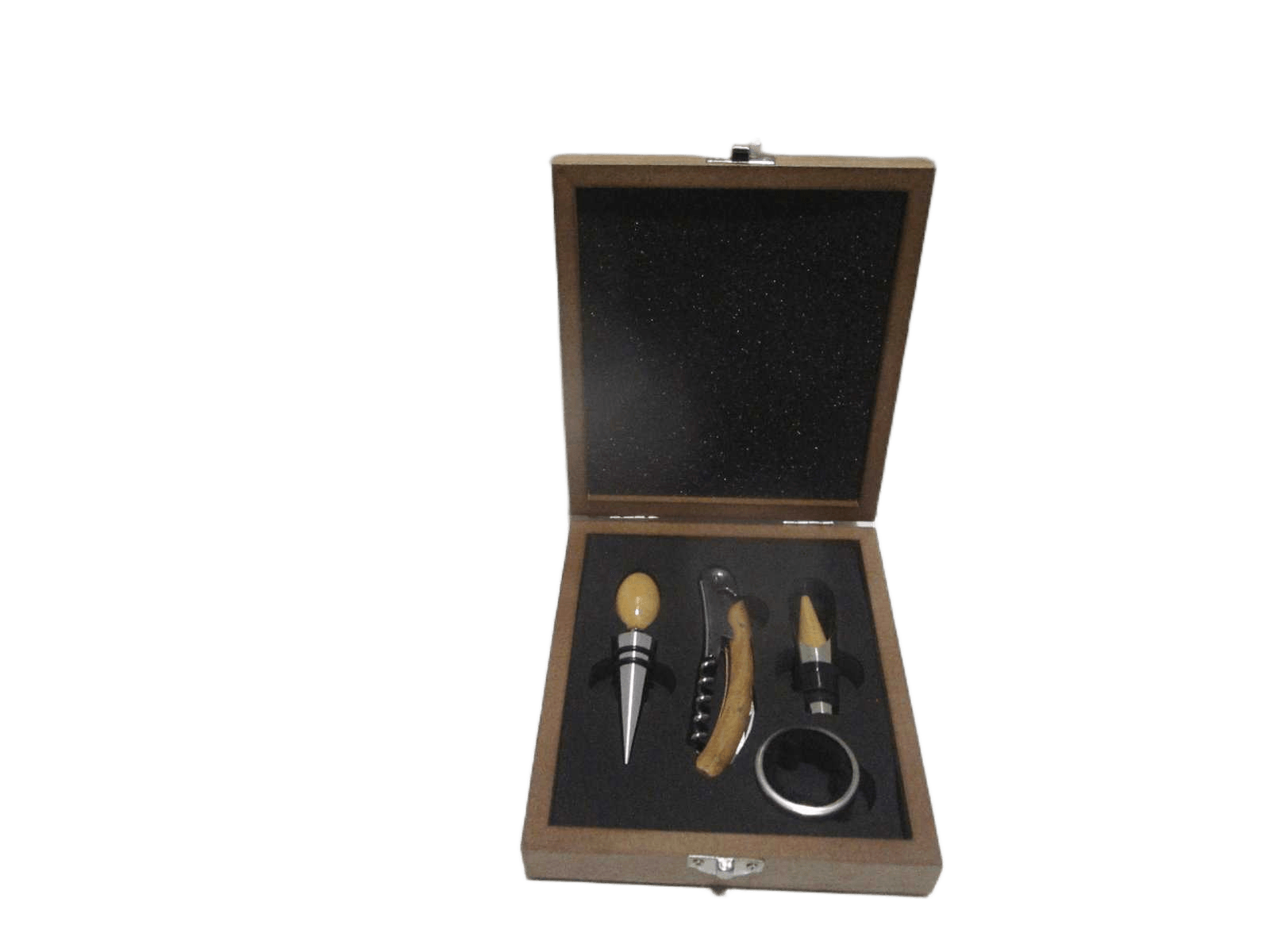 Wine Waiter Sommelier Kit 4pcs Wood Marc