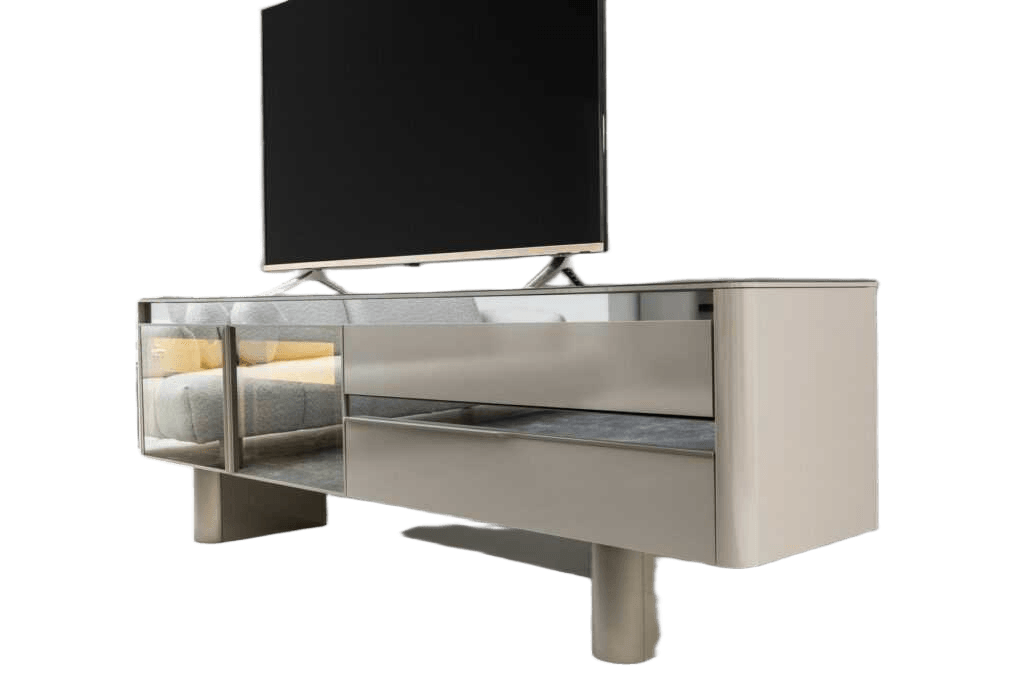 Tv Unit Shiny Grey 220x47x71cm