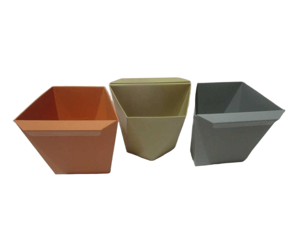 Bin Pp 232g Grey Orange Yellow 23.5*17*22
