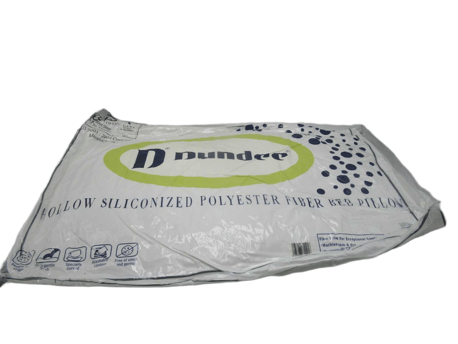 Pillow White W Double Piping Green Line50x70