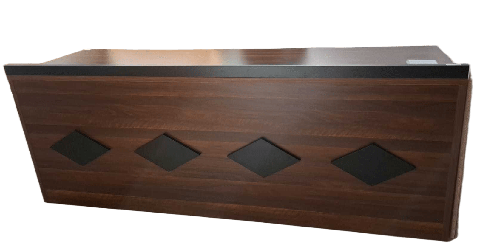 Desk Podium By By Mfc. 211 King Walnut + Iron Black 2100*600*750