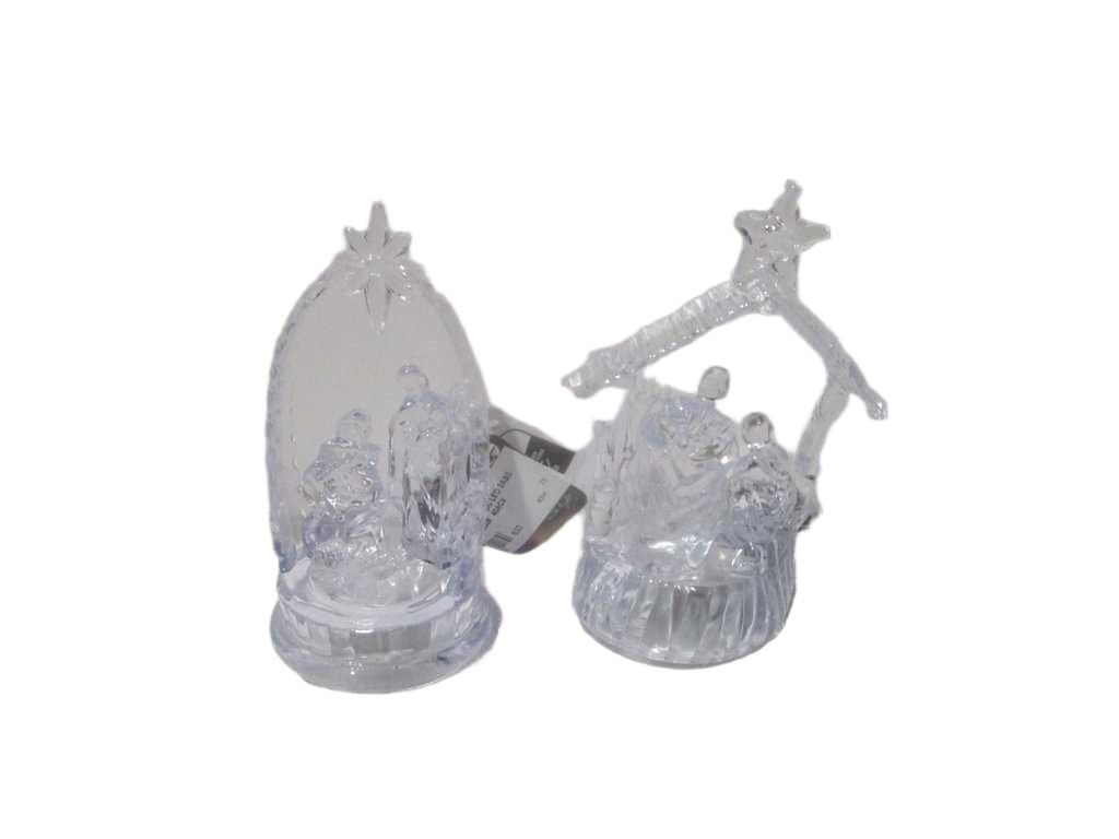 Nativity Set Acrylic Led 2ass