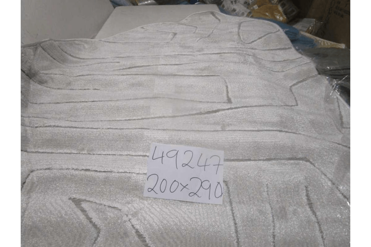 Carpet 200x290 Vanja Pp / Pes Shrink Pp Flat 1,450 Grm/Sqm 8mm Pile Height Grey
