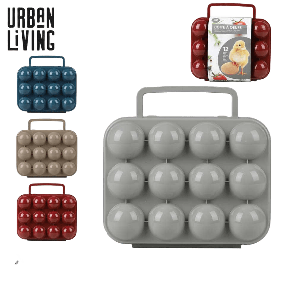 Egg Box X12 Sonoma 4 Colors Mineral/Citadel/Ruby Wine/Dune