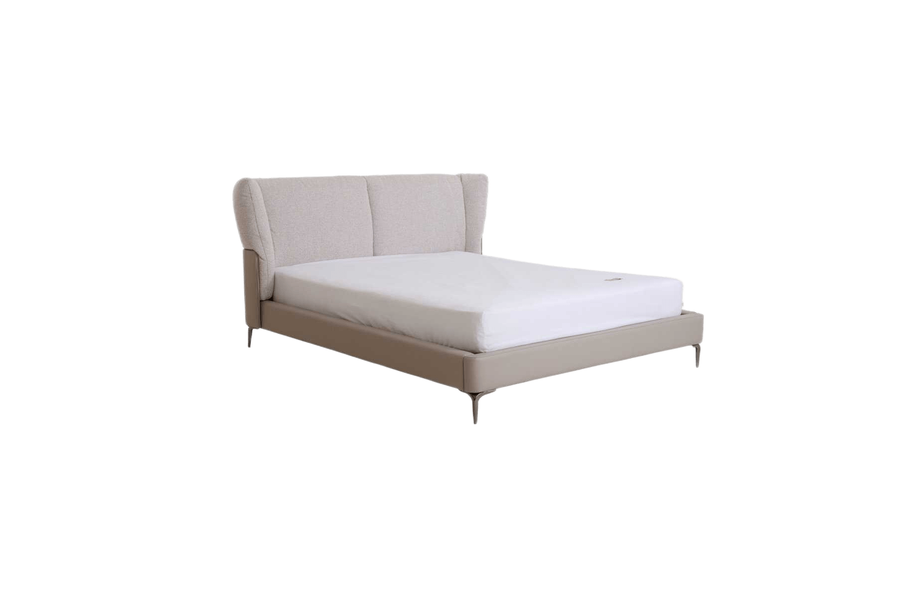 Bed 180*200 Light Grey With Slatesame As Sample 216*235*105