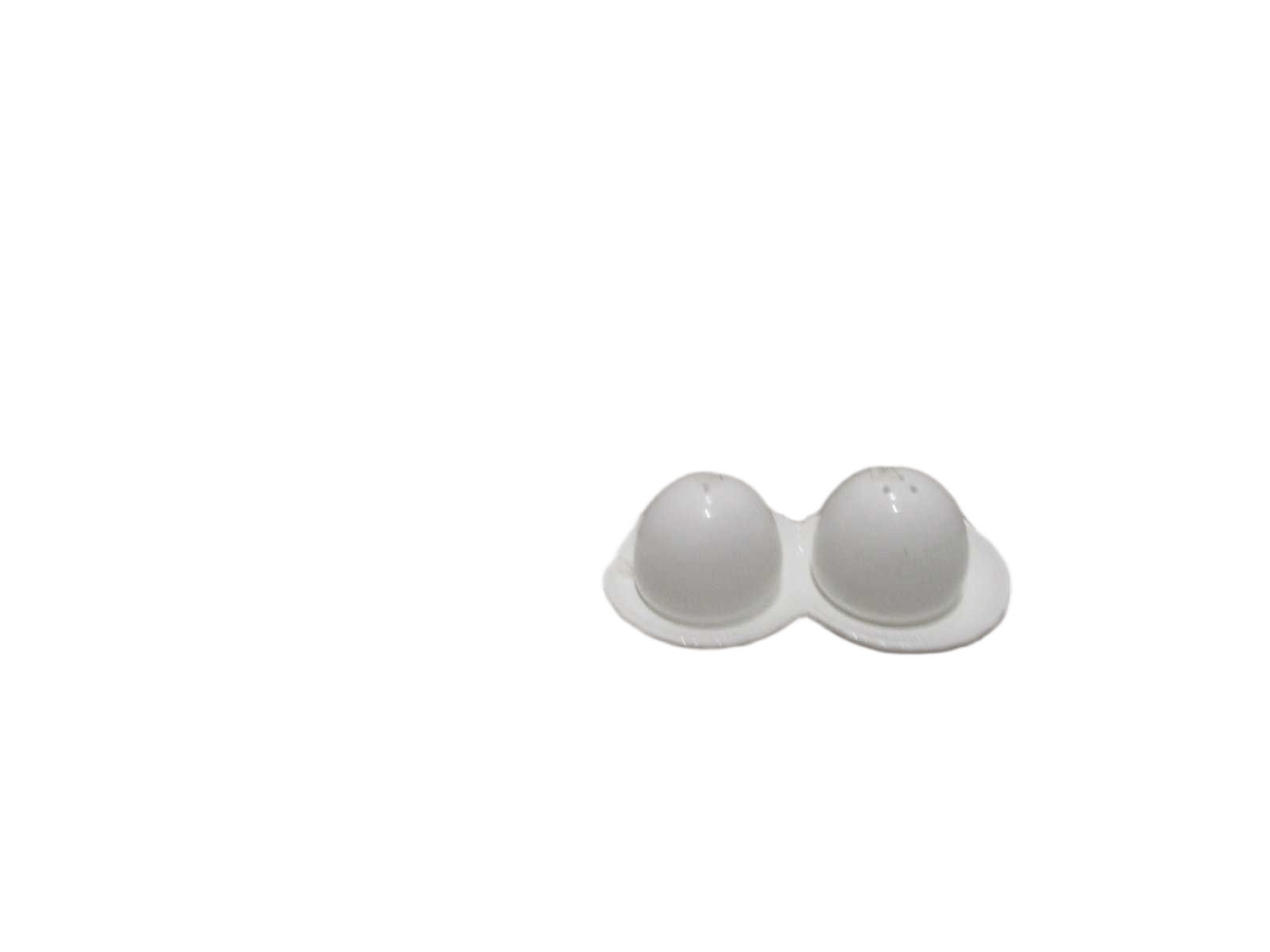 Shaker Set Of 3pcs 2.5'' Single Hole Salt 2.5'' 3 Hole Pepper 6.5'' Plate D6.1x4.9 16.6x9x1.5
