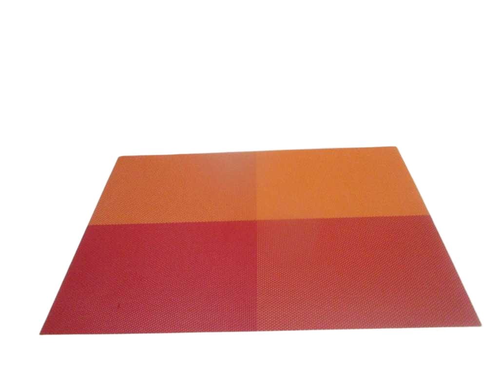 Placemat Pvc 70g 12pc Opp Bag, 72pc In 1 Box Red 30x45