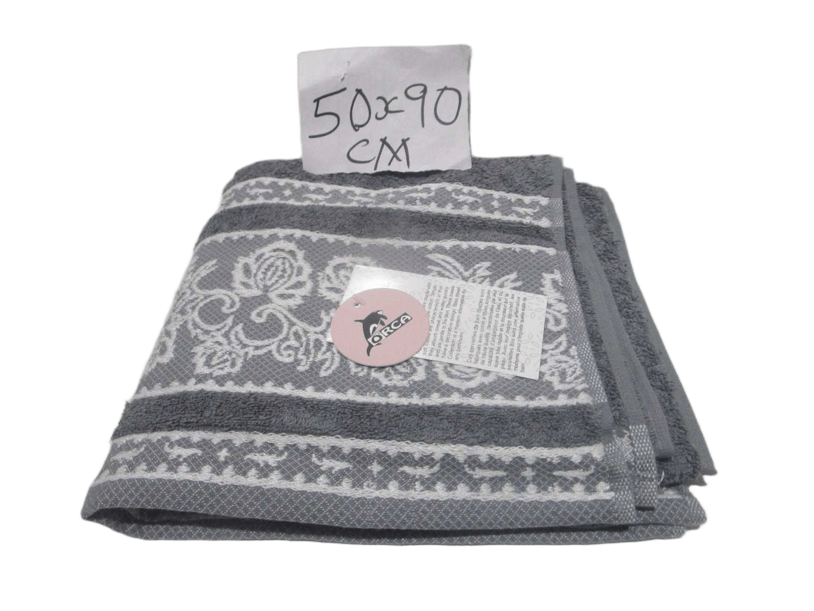 Towel Bliss - Plain Dyed Jacquard - Single Ply - 550 Gsm - Carded Cotton - Polyester Insert
