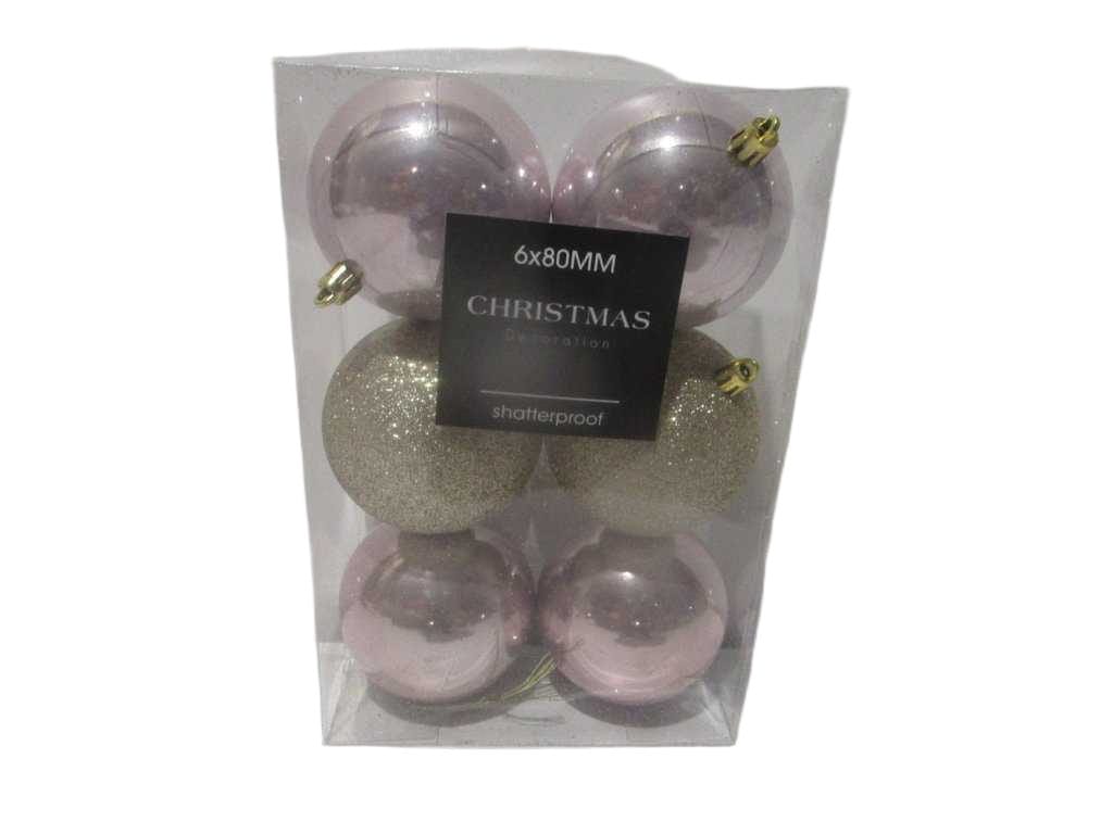Ball Xmas 6x80mm Pretty
