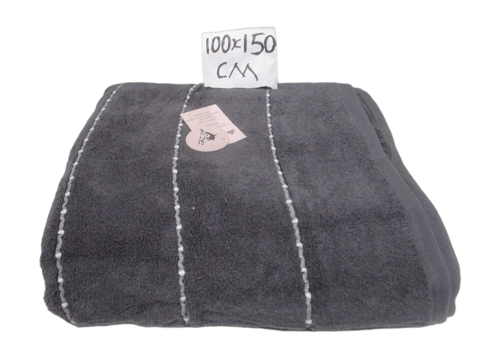 Towel Boston Rib - Plain Dyed Dobbu Terry - Zero Twist Cotton Yarn - Kapoor White Boston Rib Polyester Insert - 500 Gsm - Single Ply
