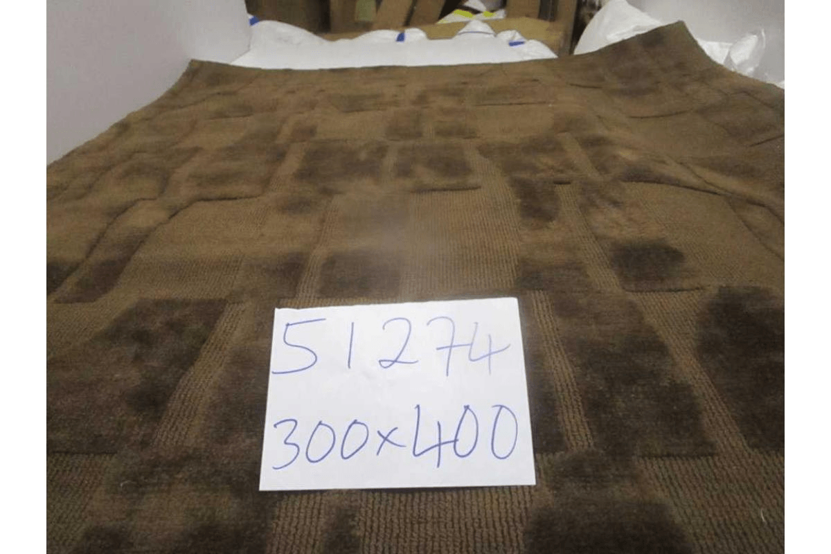 Carpet Circular Knitted Polyester 1,2 Kg Pile Back Cotton