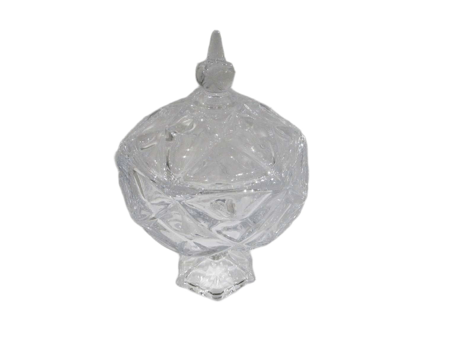 Sugar Box With Base Glass 2550g Color Boxclear