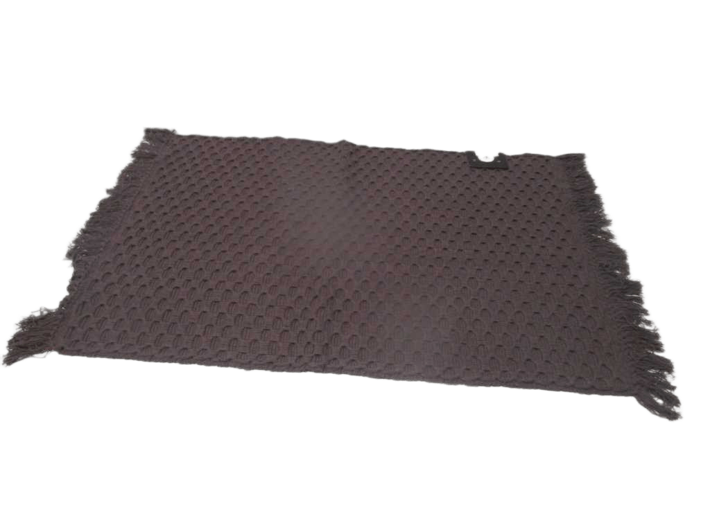 Bath Mat 100% Cotton Handloom Back With Franges 1750 Gsm
