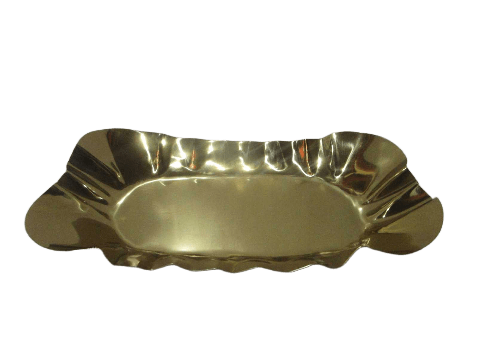 Rectangular Tray Stainless Steel Pvt Coated With Wrinckles Edges