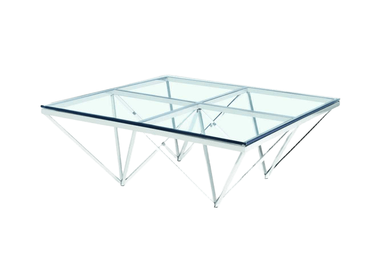 Coffee Table Silver 105*105*40