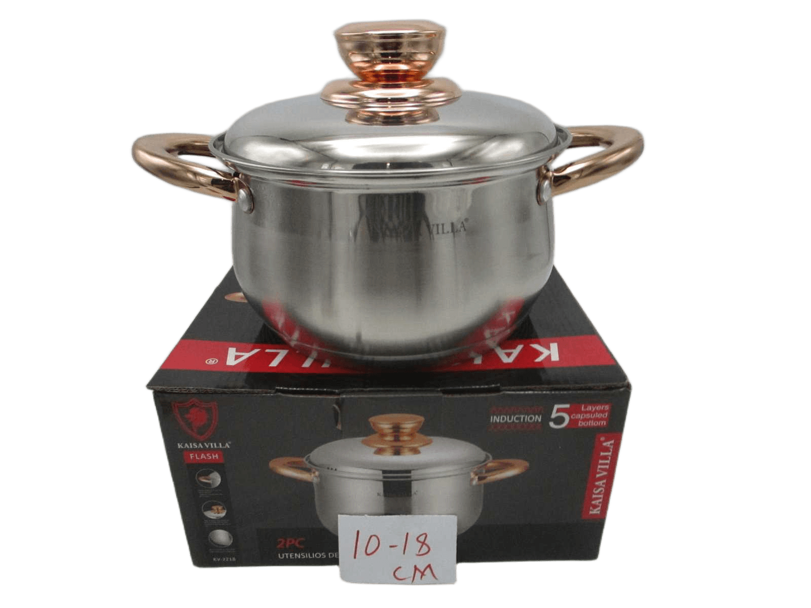 Casserole Stainless Steel 18x10.5 2l