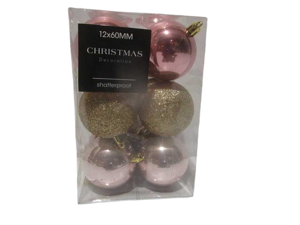 Ball Xmas 60mm S12 Pretty Clr