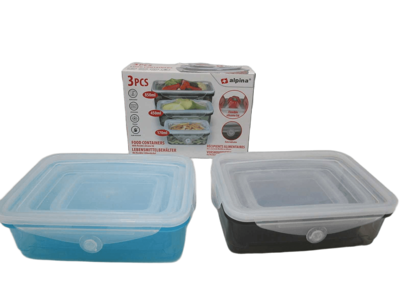 Food Storage Box 2as 3pc