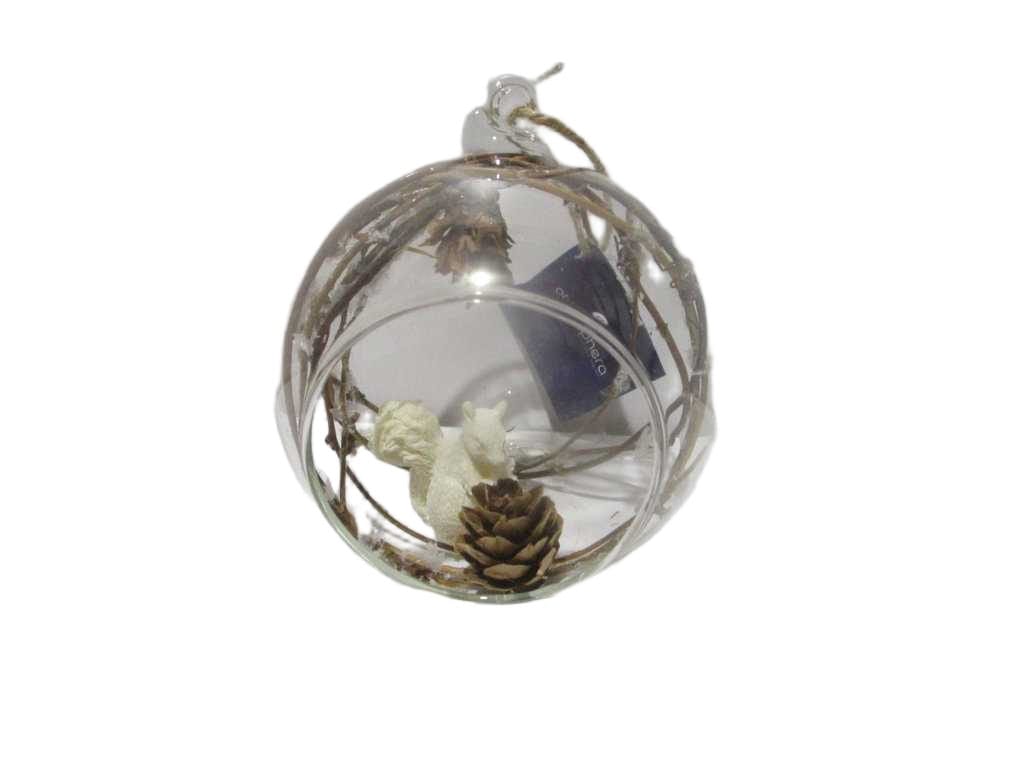 Glass Ball W/ Decoration